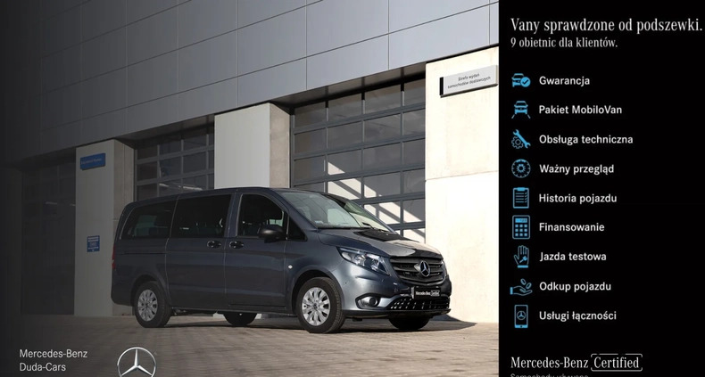 Mercedes-Benz Vito cena 134900 przebieg: 163800, rok produkcji 2020 z Bierutów małe 67